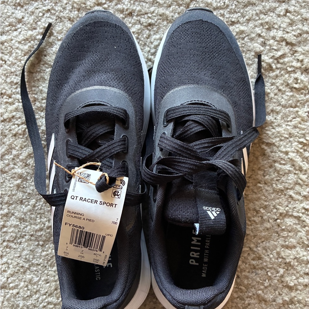 Adidas Women’s Black QT Racer Sport Shoes